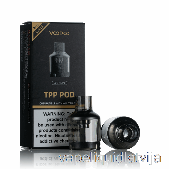 Voopoo Tpp Nomaiņas Pods Gunmetal Vape šķidrums